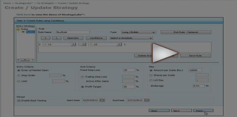 How to Back Test Trading System? - Step-1 Demo